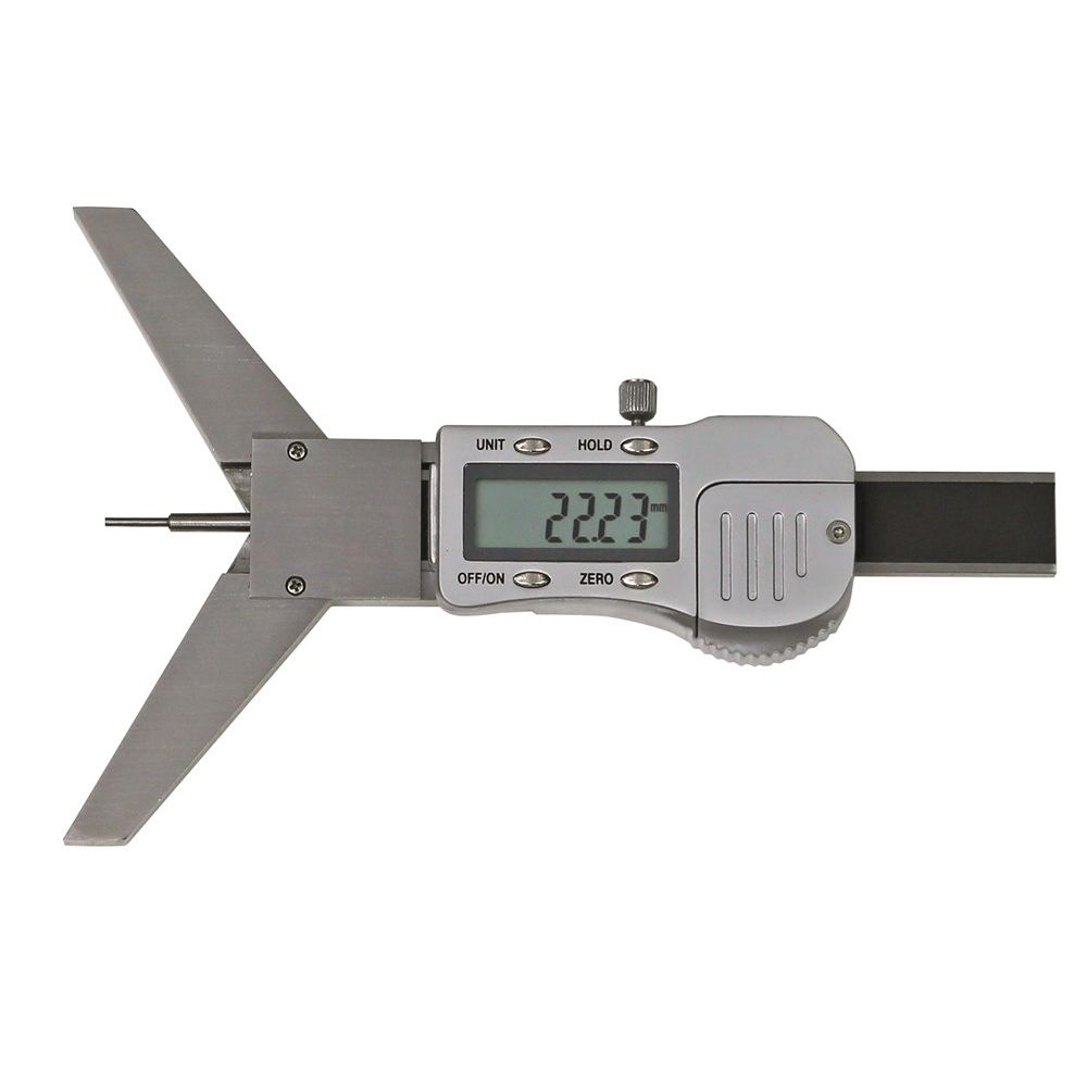 Digitale diepteschuifmaat 0-50mm hoekmeetbrug 90°, voor assen 5-140mm-0