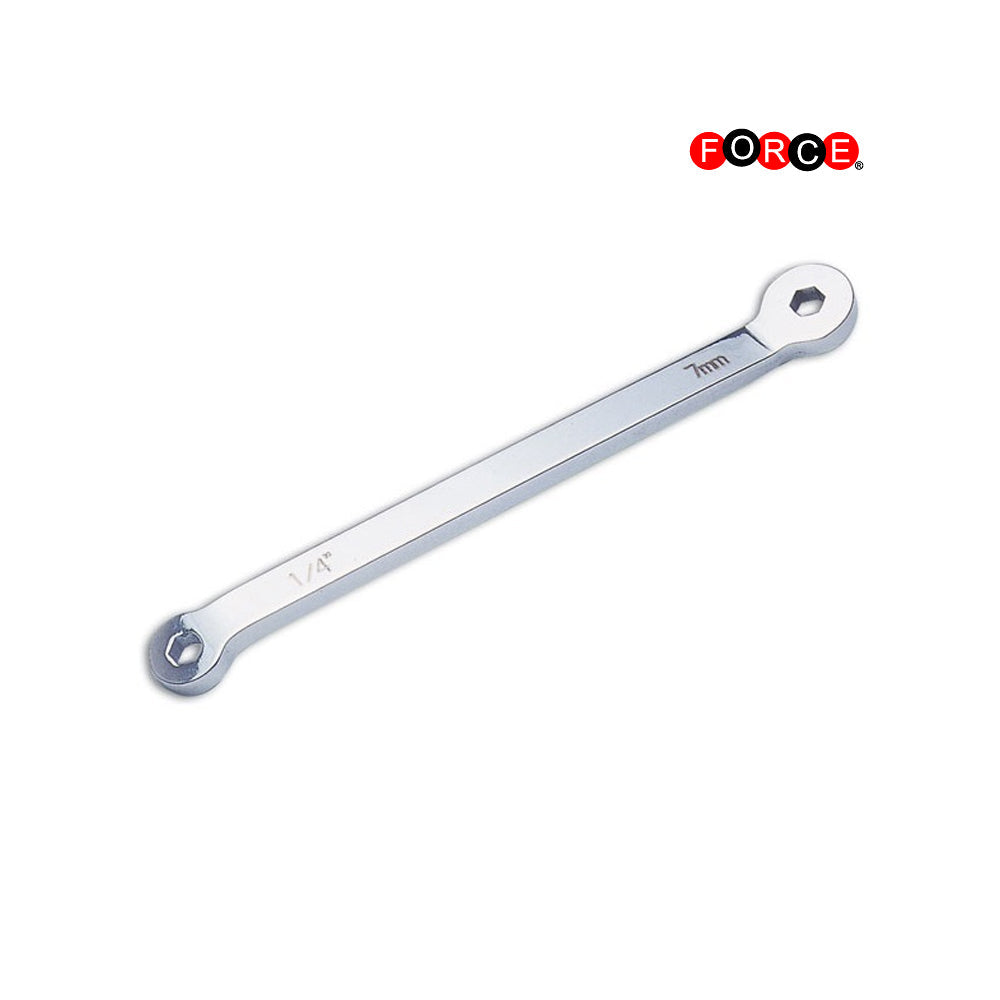 Brake spanner 1/4"Hex.x7mmHex.