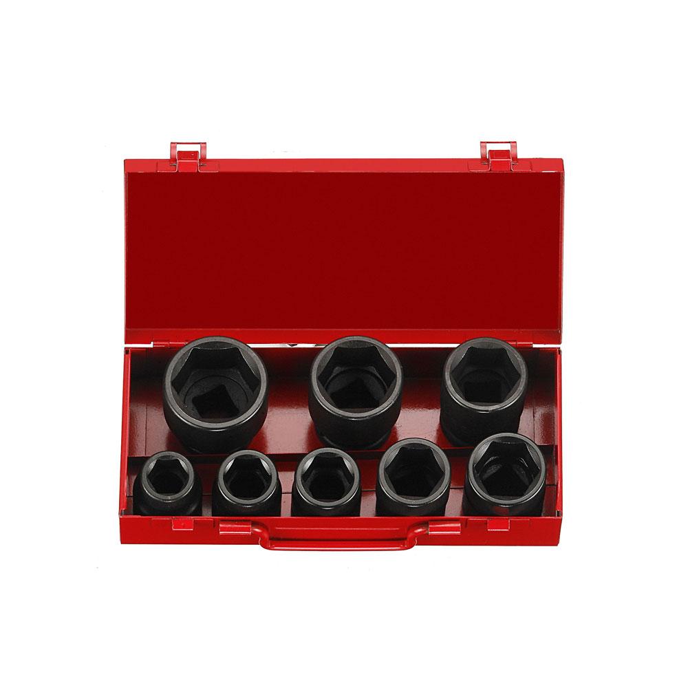 8-delige 3/4'' 6-kant krachtdop set