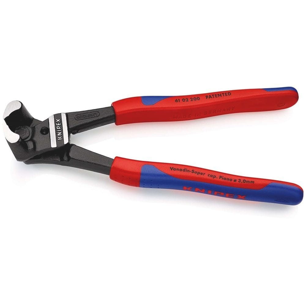 KNIPEX 61 02 200 Boutenvoorsnijtang grote krachtoverbrenging met kunststof bekleed zwart geatramente-2