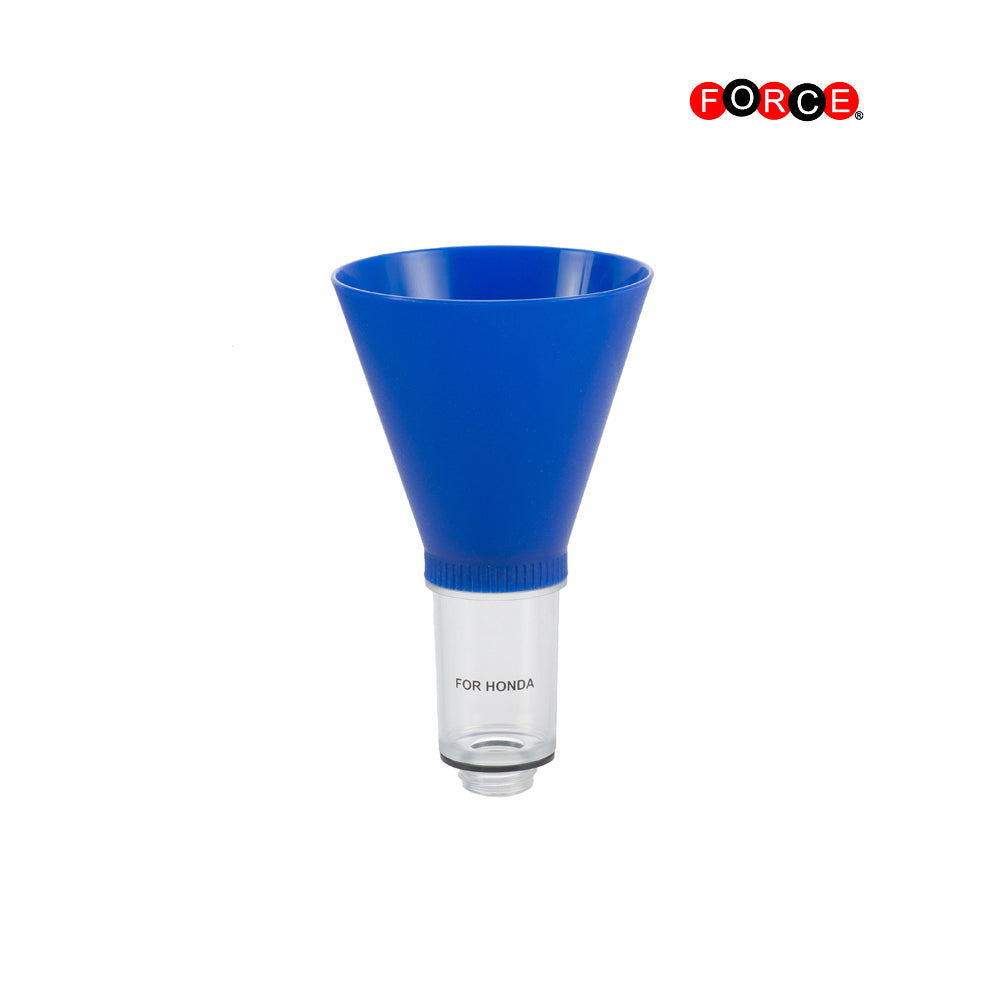 Oil funnel with piercer