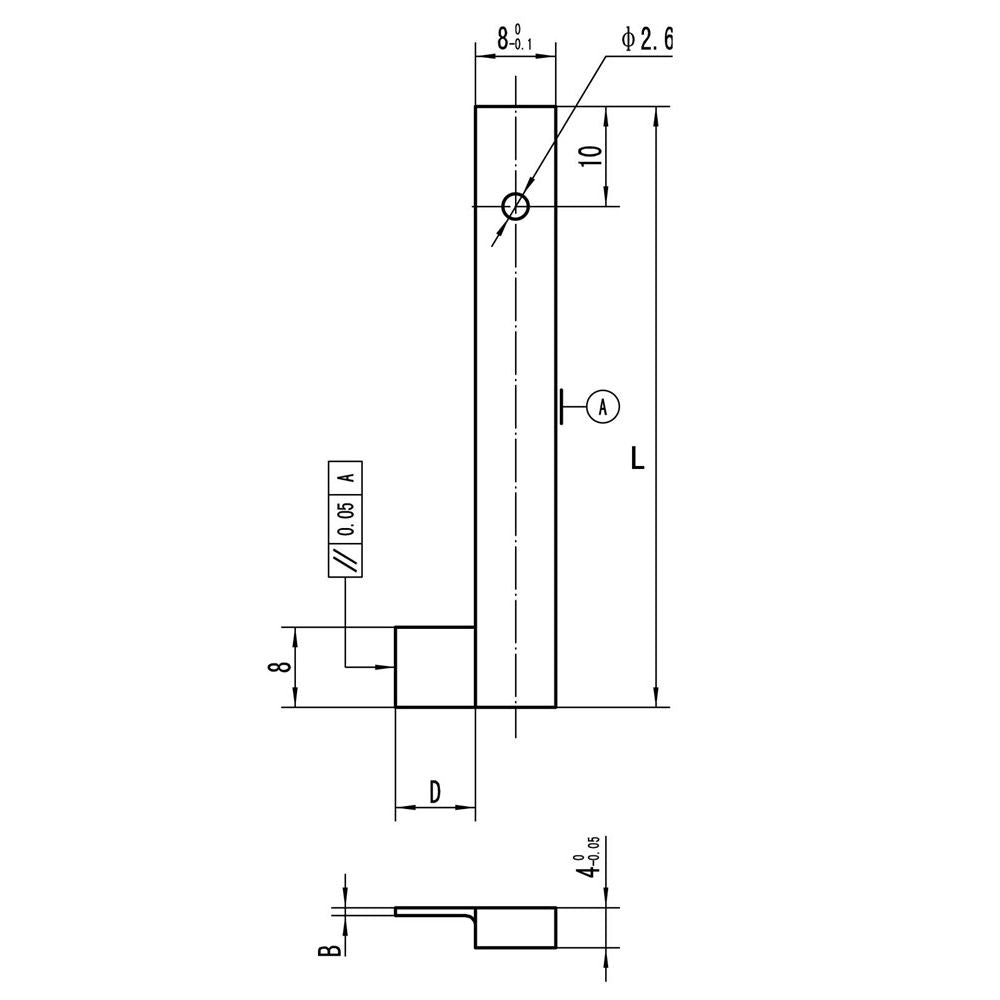 Meetinzetten voor art.nr 6101 voor groefmeting L=40mm-2
