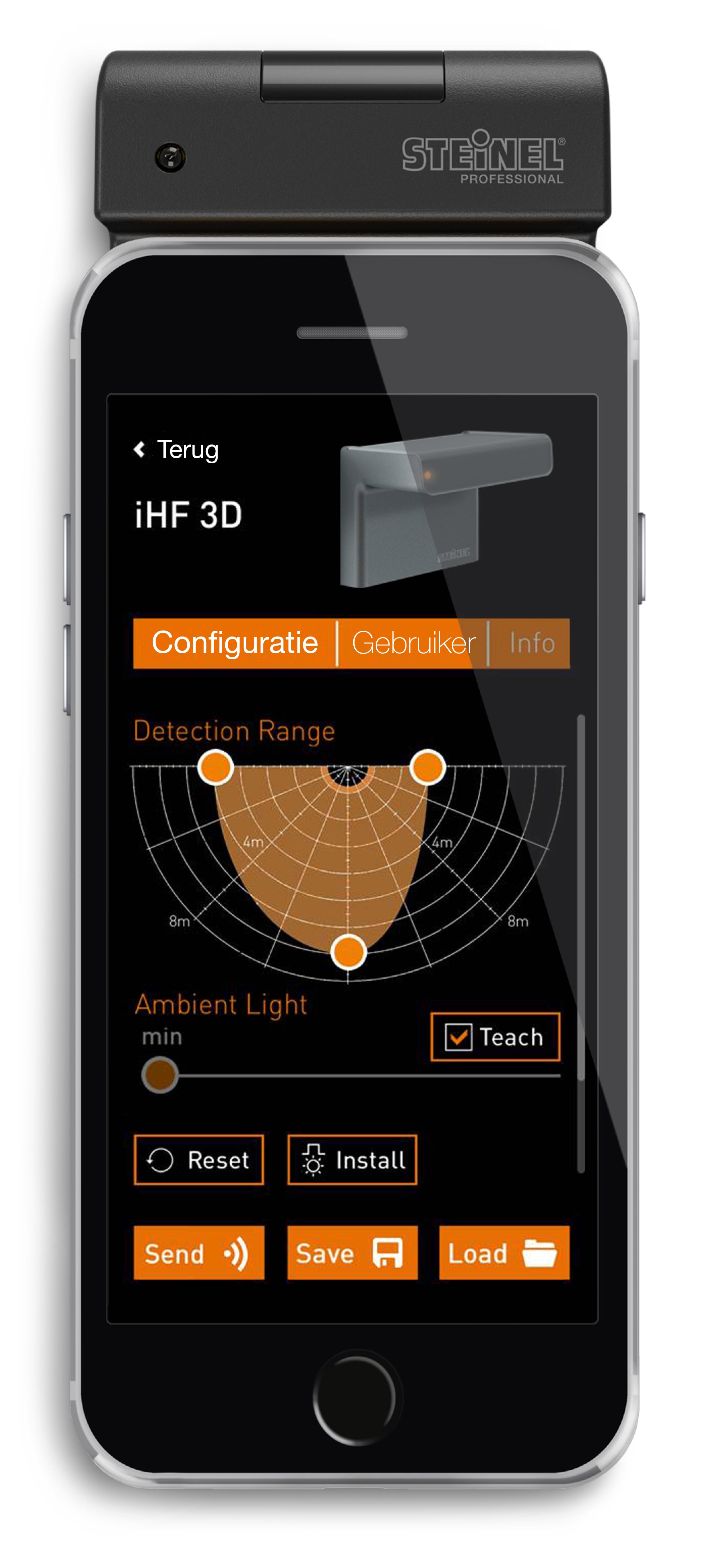 Steinel Bewegingsmelder IS 345-R COM1 inbouw wit