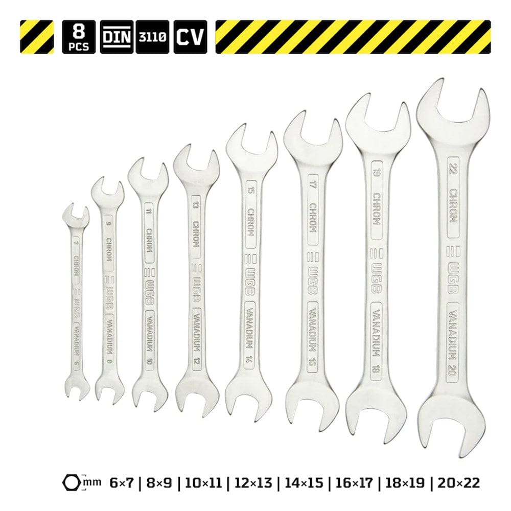 Steeksleutel-set, 6-17mm, DIN 3110-0