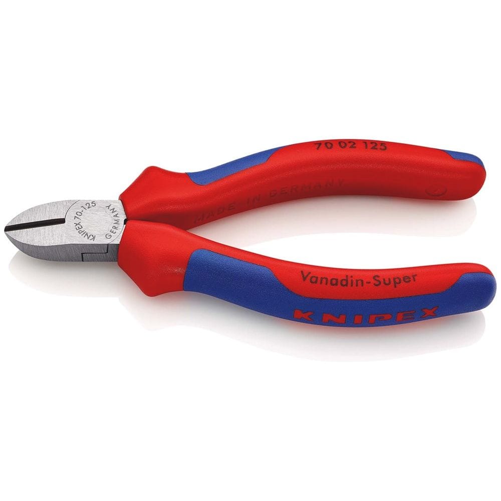 KNIPEX 70 02 125 Zijsnijtang met meer-componentengrepen zwart geatramenteerd 125 mm-1