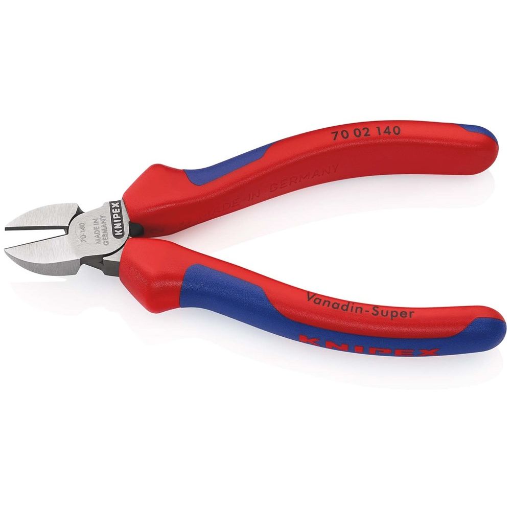 KNIPEX 70 02 140 Zijsnijtang met meer-componentengrepen zwart geatramenteerd 140 mm-2
