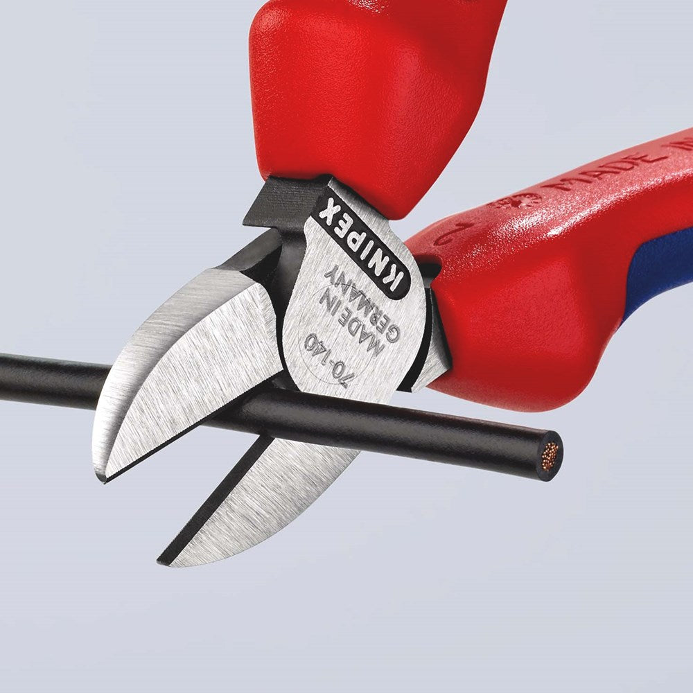 KNIPEX 70 02 140 Zijsnijtang met meer-componentengrepen zwart geatramenteerd 140 mm-5