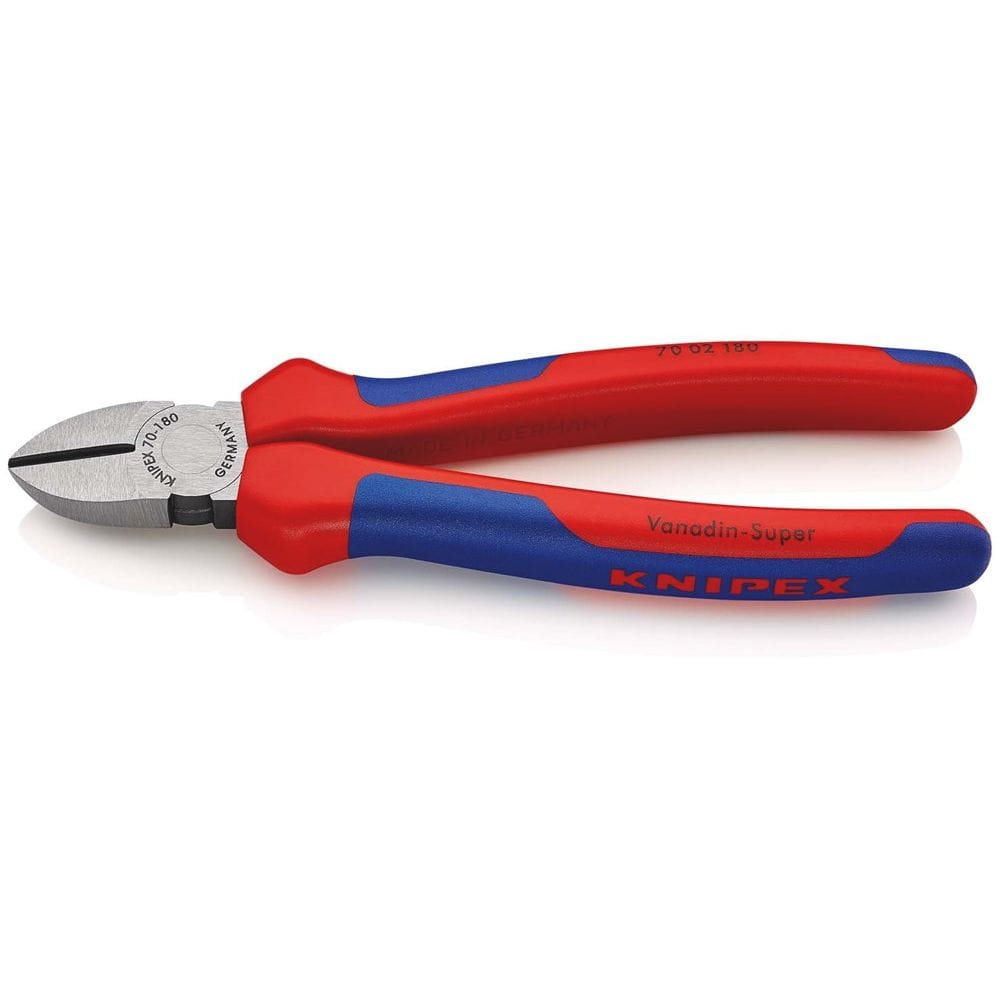 KNIPEX 70 02 180 Zijsnijtang met meer-componentengrepen zwart geatramenteerd 180 mm-0