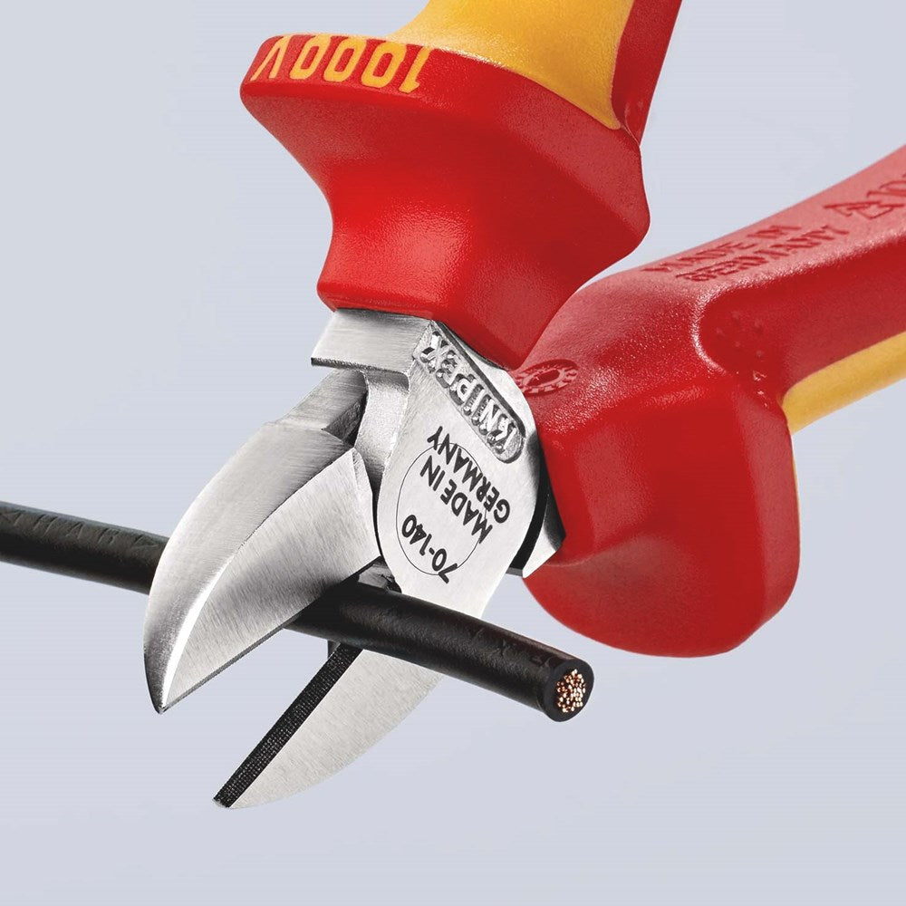 KNIPEX 70 06 140 Zijsnijtang geïsoleerd met meer-componentengrepen, VDE-getest verchroomd 140 mm-5