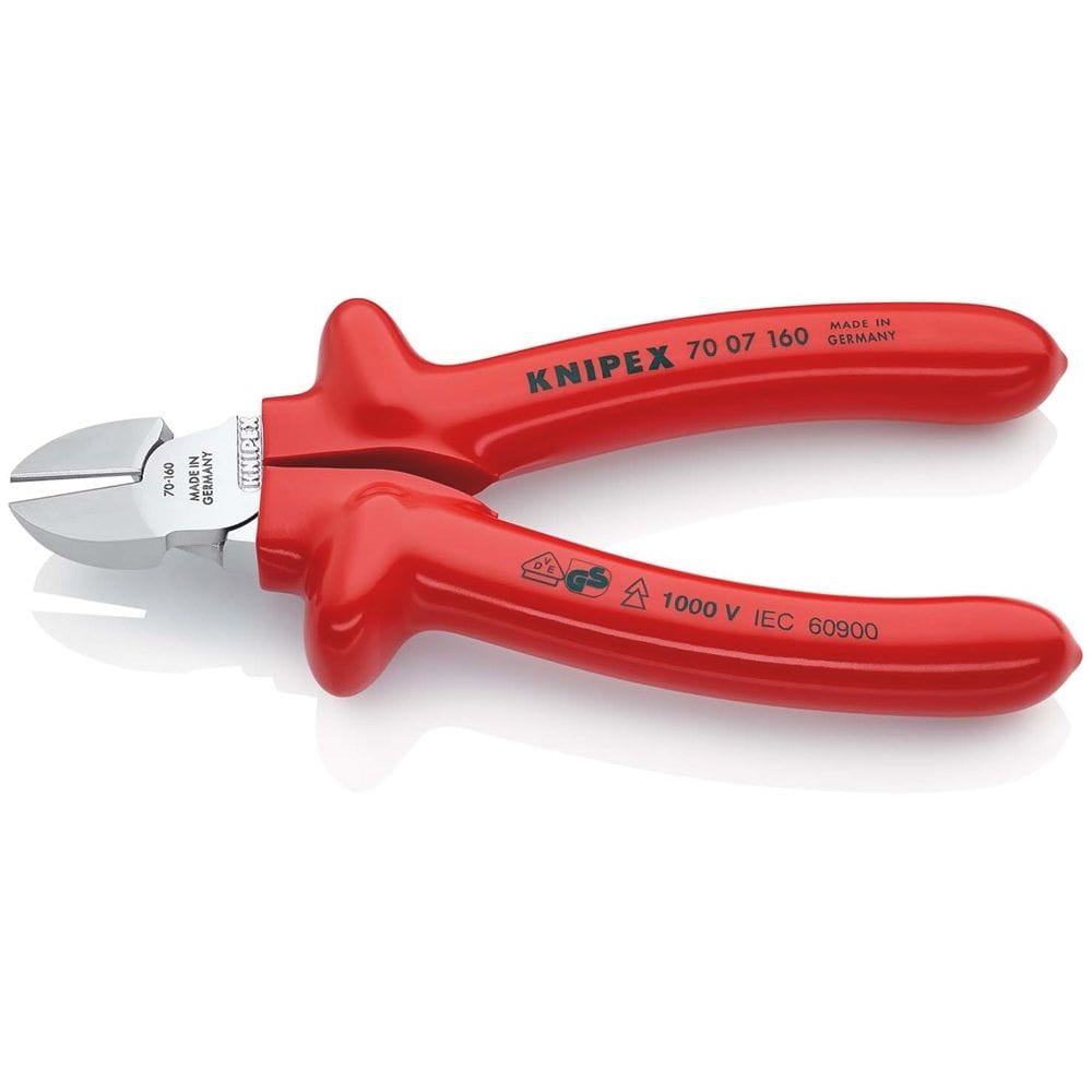 KNIPEX 70 07 160 Zijsnijtang dompelisolatie, VDE-getest verchroomd 160 mm-2