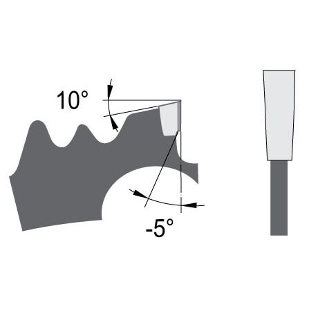 Diamant zaagblad Ø 160 mm, asgat 20 mm, B=2,40 mm, Z=12 Vlaktand Neg., DP