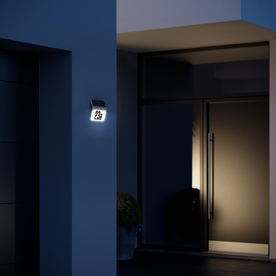 Steinel LED-sensorlamp XSolar LH-N RVS