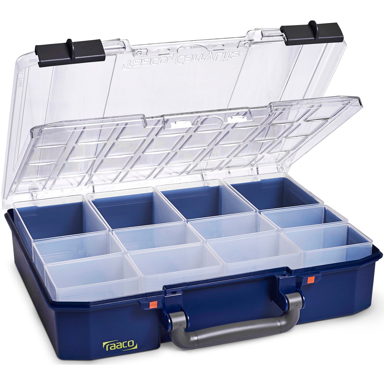 Raaco Assortimentsdoos CarryLite 80 4x8-12 - dubbele deksel u-profiel