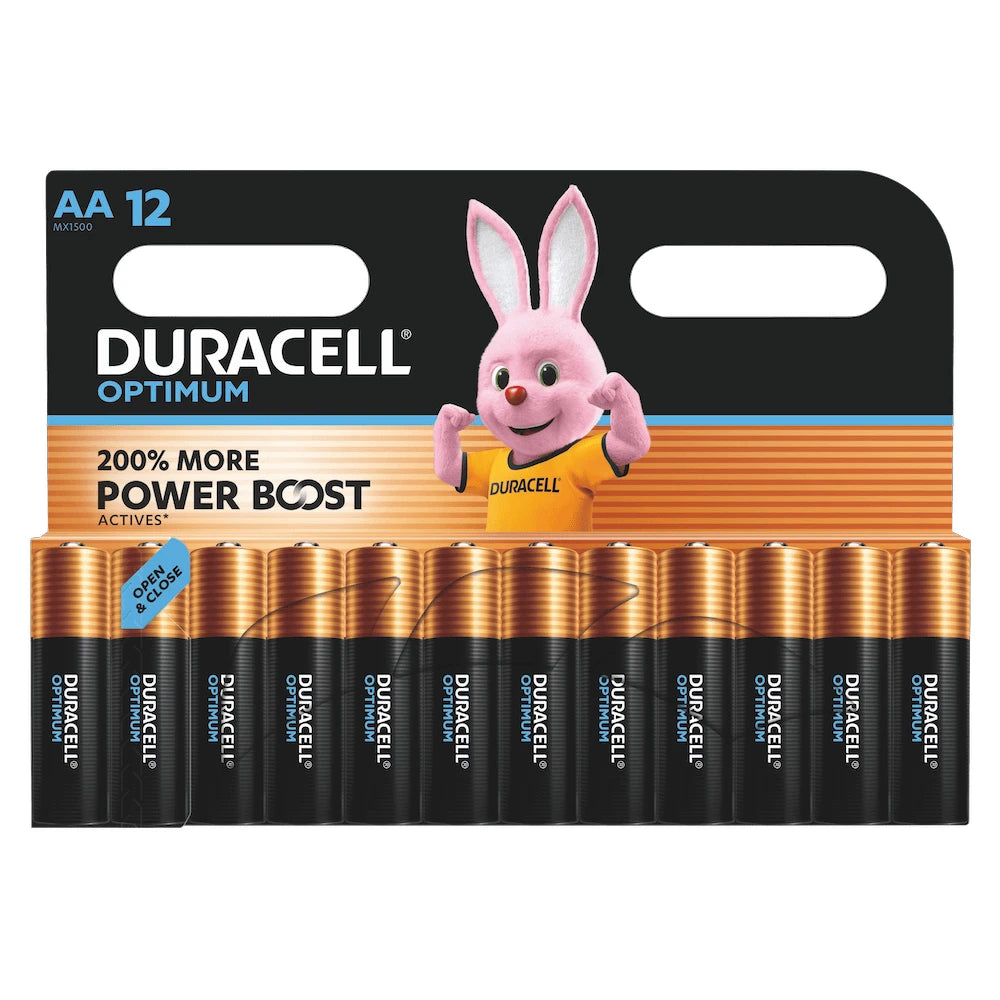 Duracell Alkaline Optimum AA 12st.