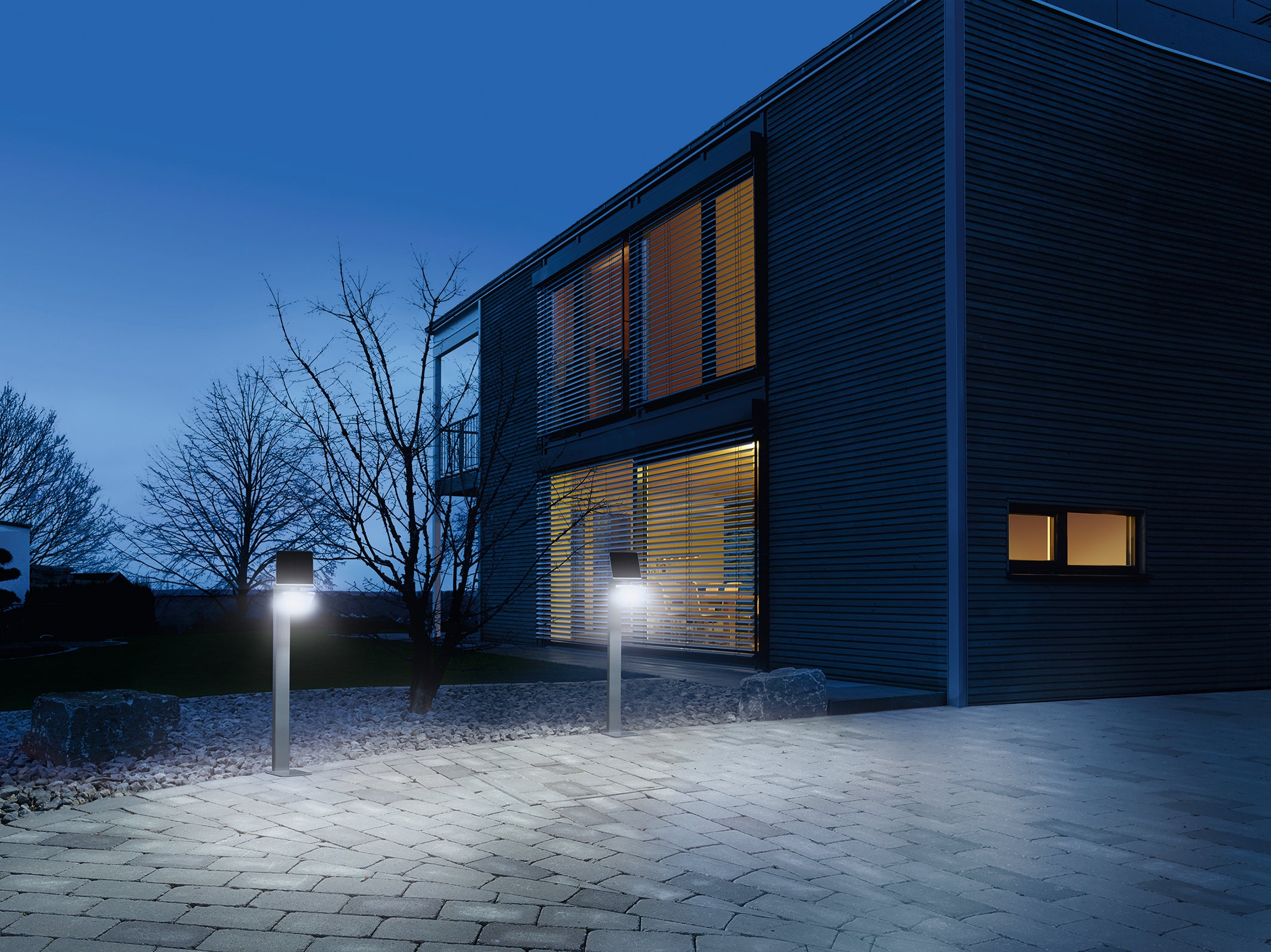 Steinel LED-sensorlamp XSolar GL-S zilver