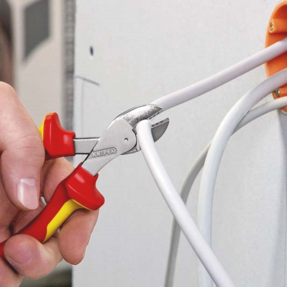 KNIPEX 73 06 160 X-Cut® Compacte zijsnijtang grote krachtoverbrenging geïsoleerd met meer-componente-5