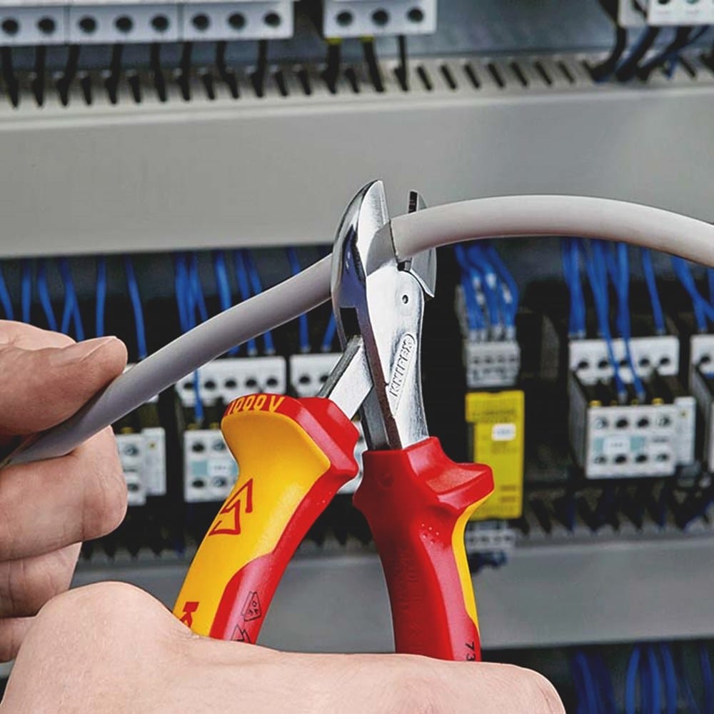 KNIPEX 73 06 160 X-Cut® Compacte zijsnijtang grote krachtoverbrenging geïsoleerd met meer-componente-9