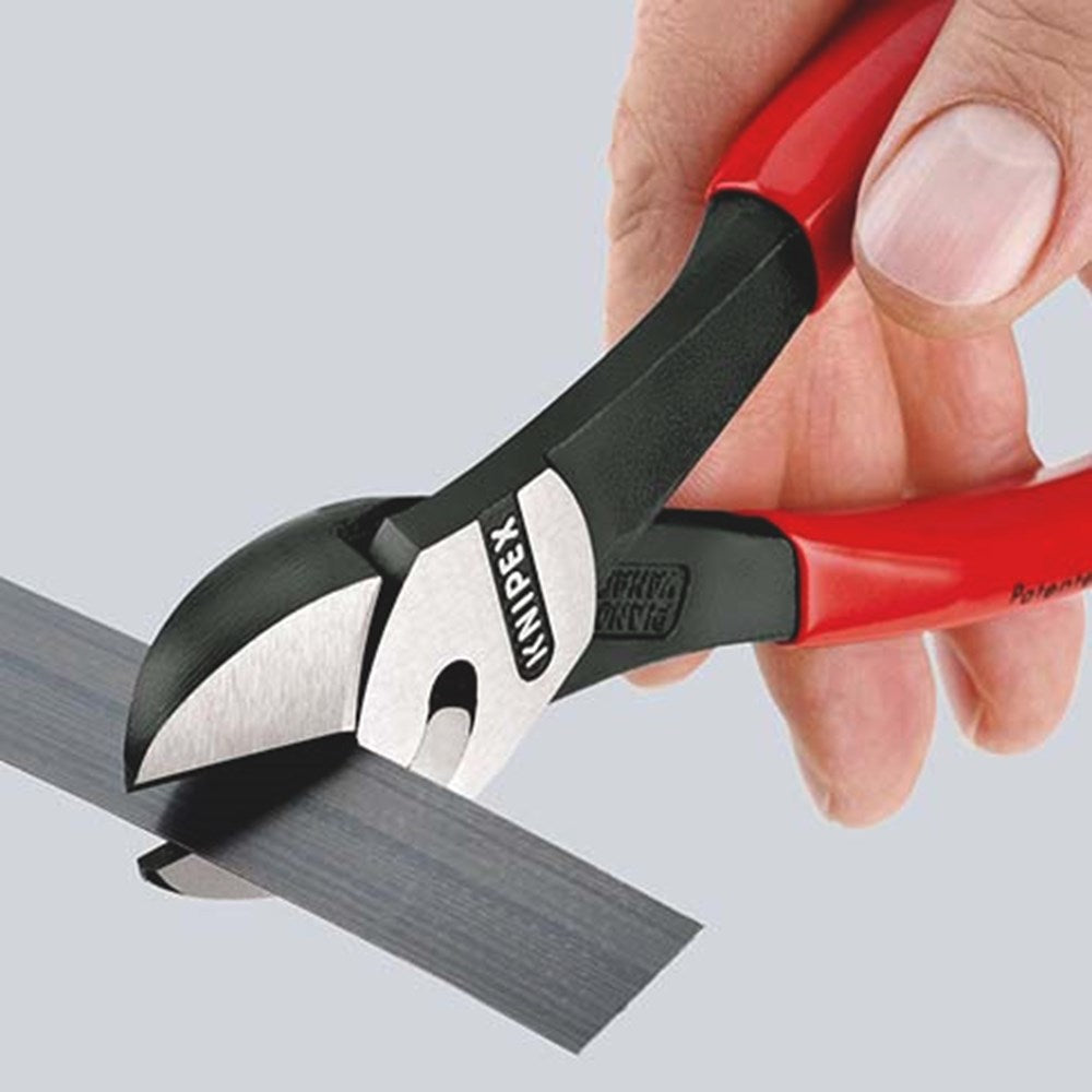 KNIPEX 73 71 180 TwinForce® Hoogwaardige zijsnijtangen met kunststof bekleed zwart geatramenteerd 18-3