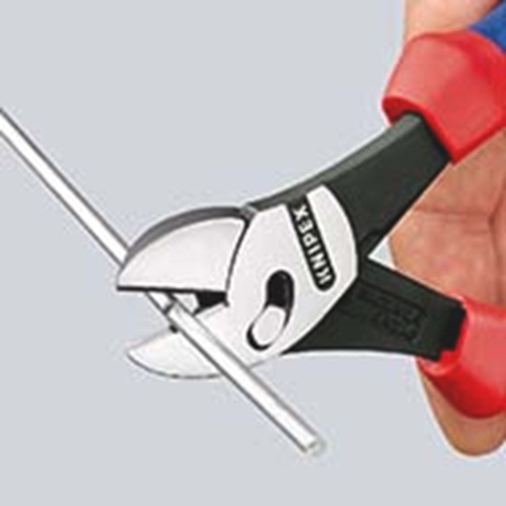 KNIPEX 73 72 180 TwinForce® Hoogwaardige zijsnijtangen met meer-componentengrepen zwart geatramentee-3