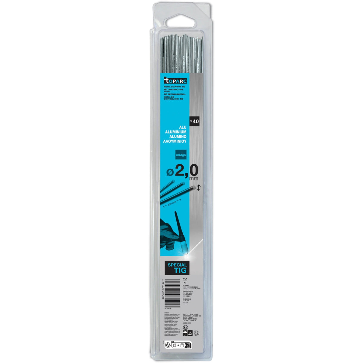 GYS Lasstaven Ø2,0 333 mm