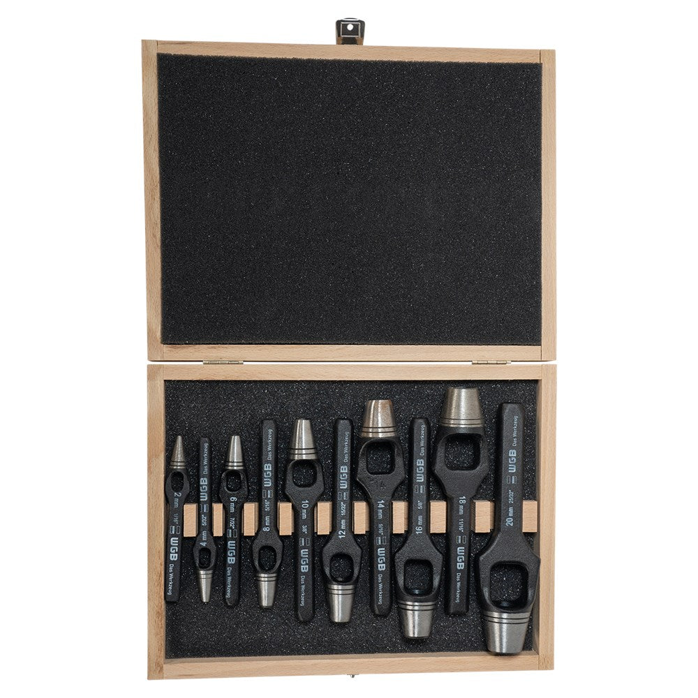 Gatenpons set, DIN 7200 A, 10-dlg-0