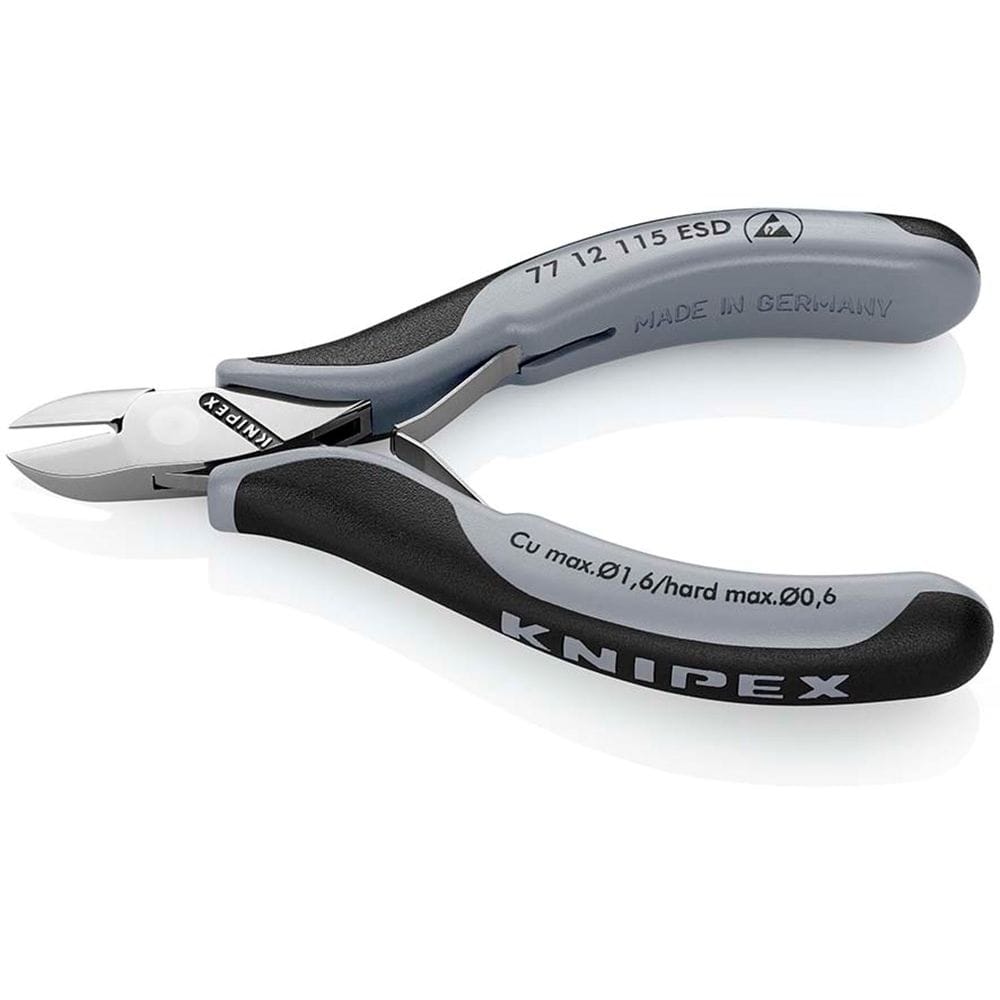 KNIPEX 77 12 115 ESD Elektronica-zijsnijtangen ESD met meer-componentengrepen 115 mm-1