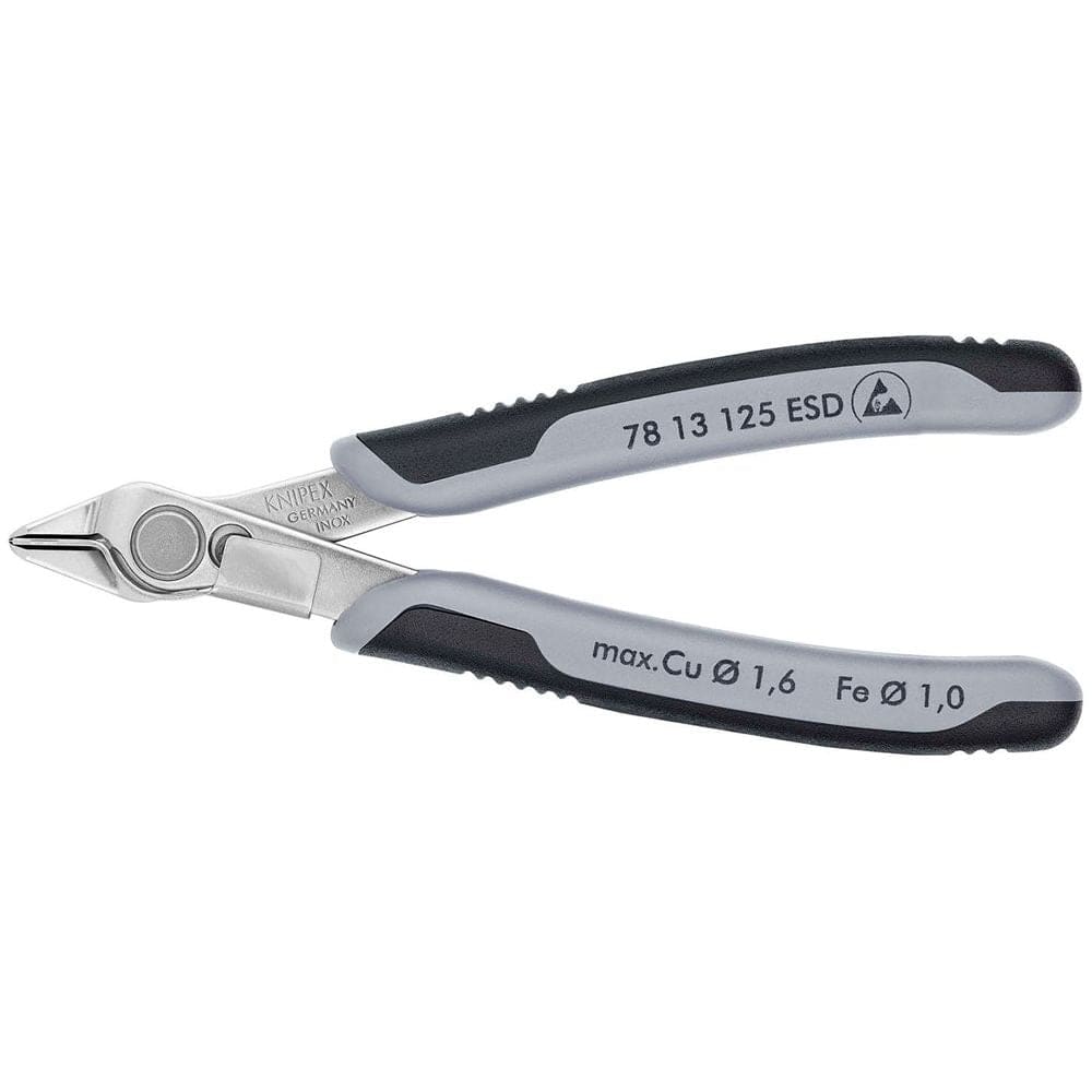 KNIPEX 78 13 125 ESD Electronic Super Knips® ESD met meer-componentengrepen 125 mm-0