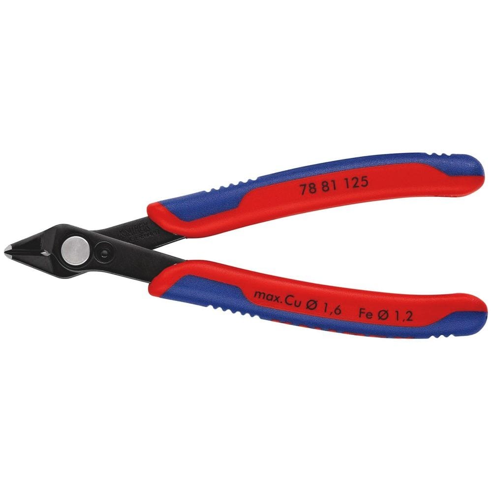 KNIPEX 78 81 125 Electronic Super Knips® met meer-componentengrepen gebruineerd 125 mm-0
