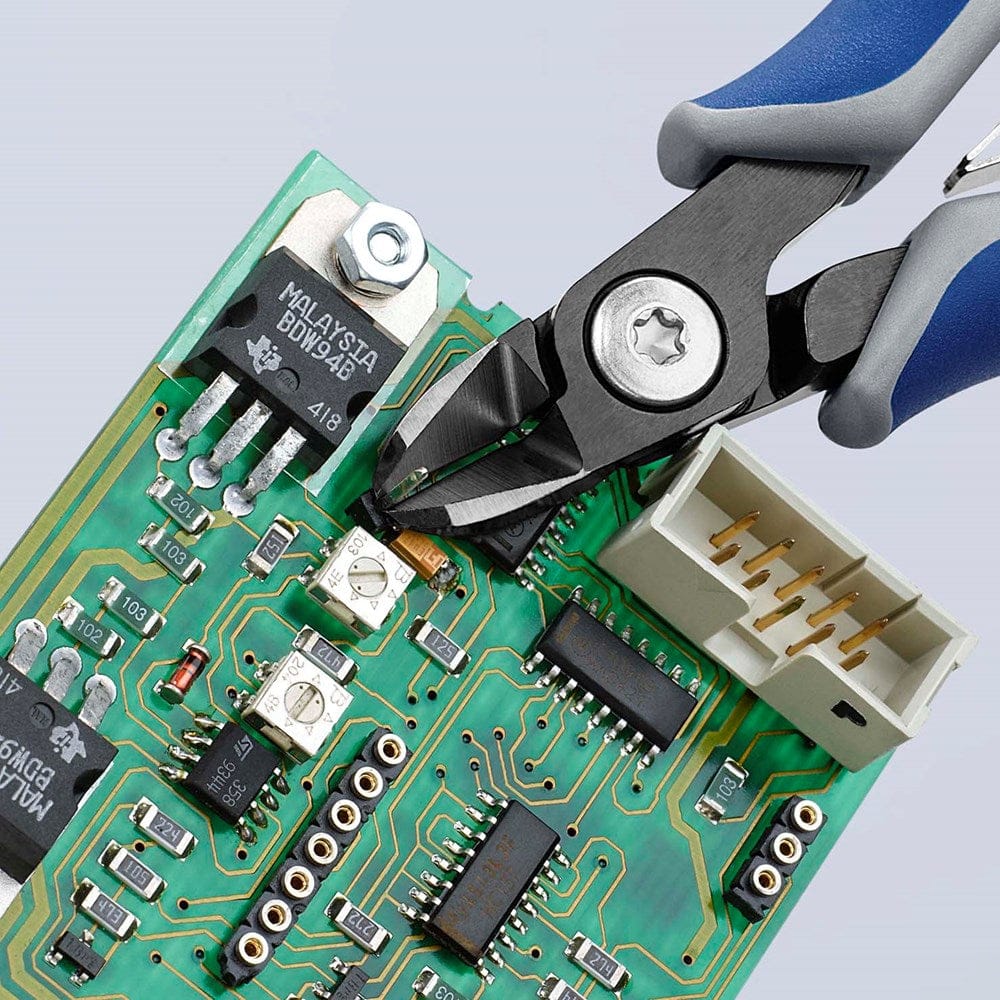 KNIPEX 79 12 125 Precisie elektronica-zijsnijtang met meer-componentengrepen gebruineerd 125 mm-4