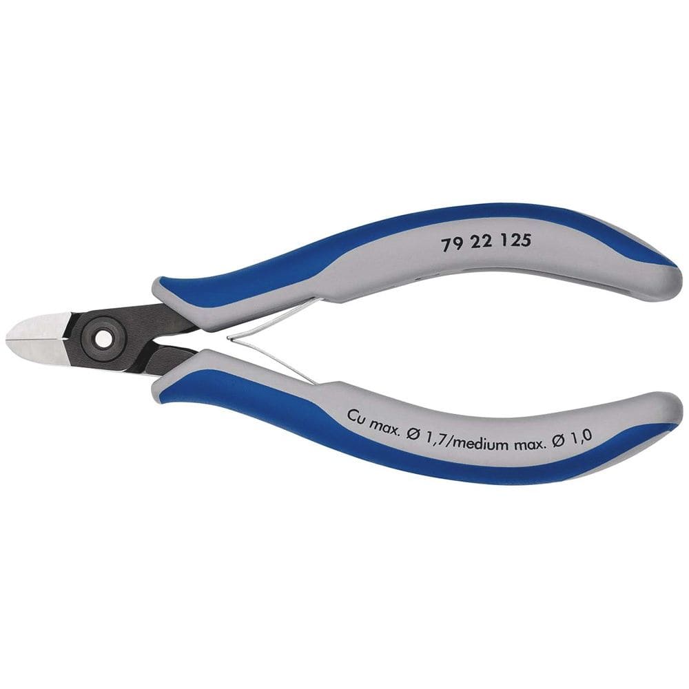 KNIPEX 79 22 125 Precisie elektronica-zijsnijtang met meer-componentengrepen gebruineerd 125 mm-0