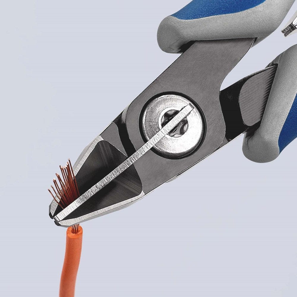 KNIPEX 79 52 125 Precisie elektronica-zijsnijtang met meer-componentengrepen gebruineerd 125 mm-3