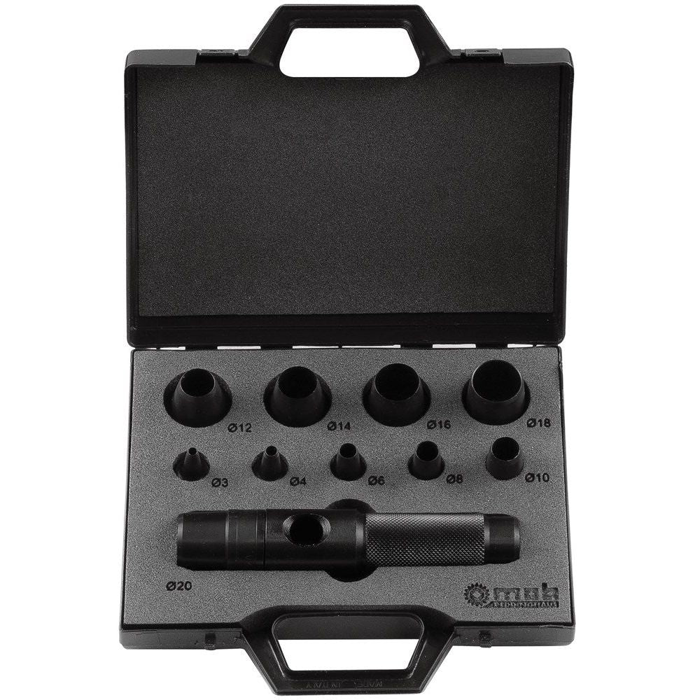 Holpijpset even 3-20 met houder-0