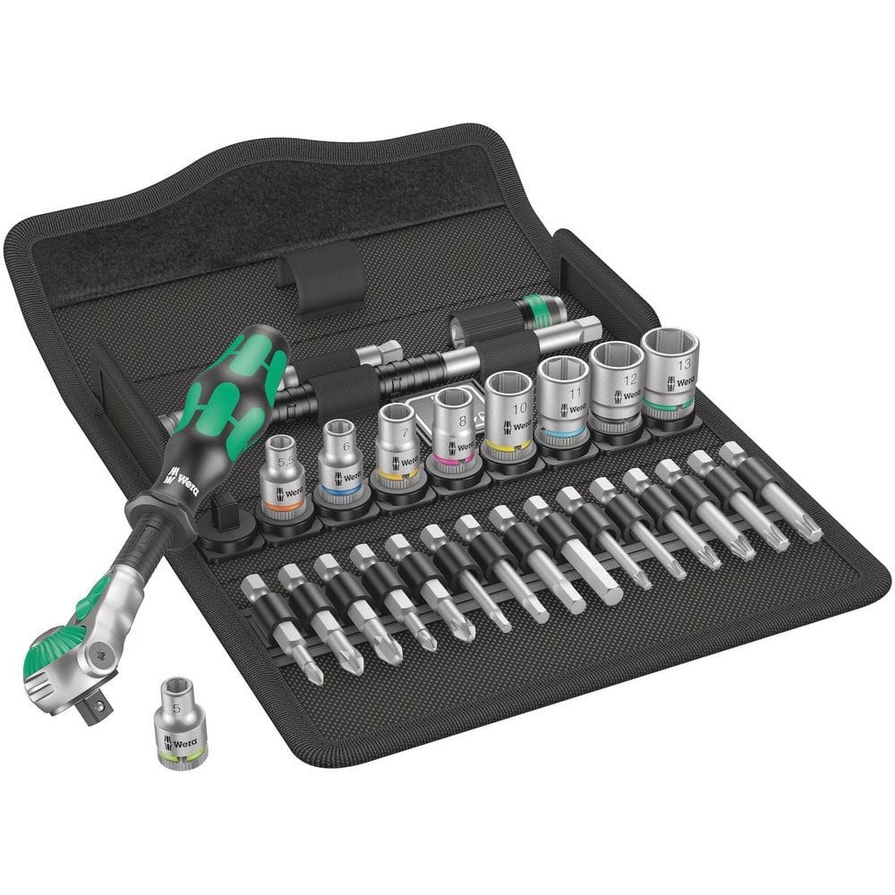 8100 SA 6 ZYKLOP SPEED-RATELSET, 1/4"-AANDRIJVING, METRISCH , 28-DELIG-0