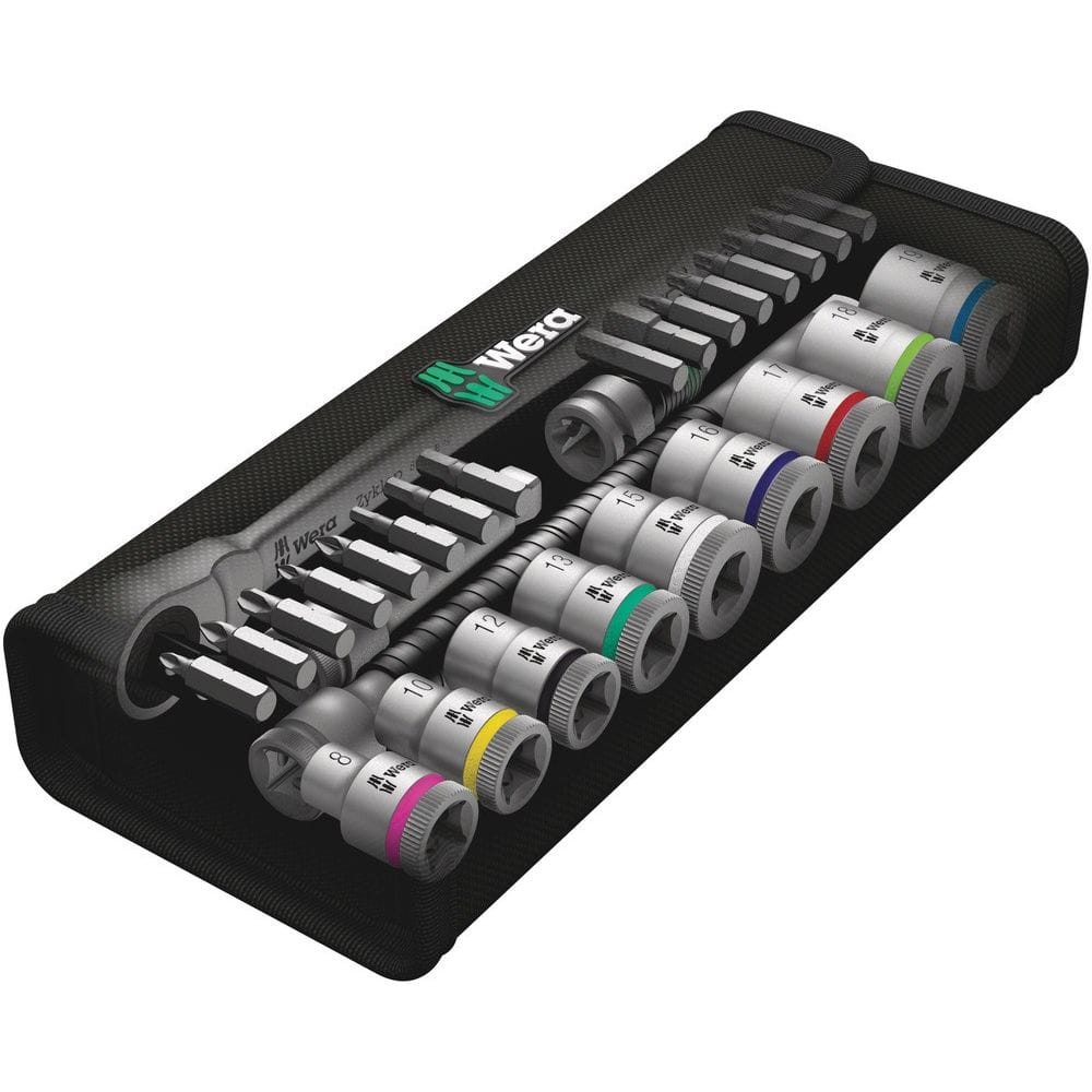 8100 SB 7 ZYKLOP METAL-RATELSET DOORSTEEKVIERKANT, 3/8"-AANDRIJVING, METRISCH, 29-DELIG-2