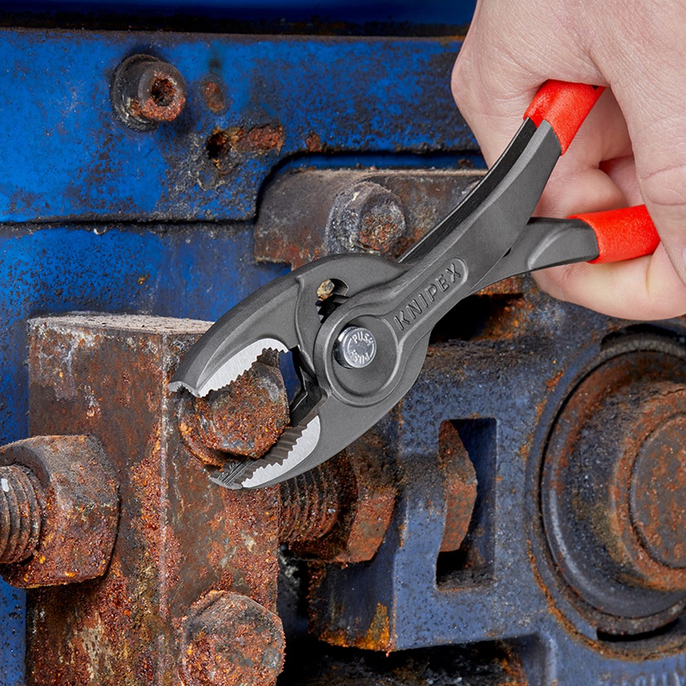 KNIPEX 82 01 200 TwinGrip Verstelbare grijptang met anti-slip kunststof bekleed zwart geatramenteerd-16