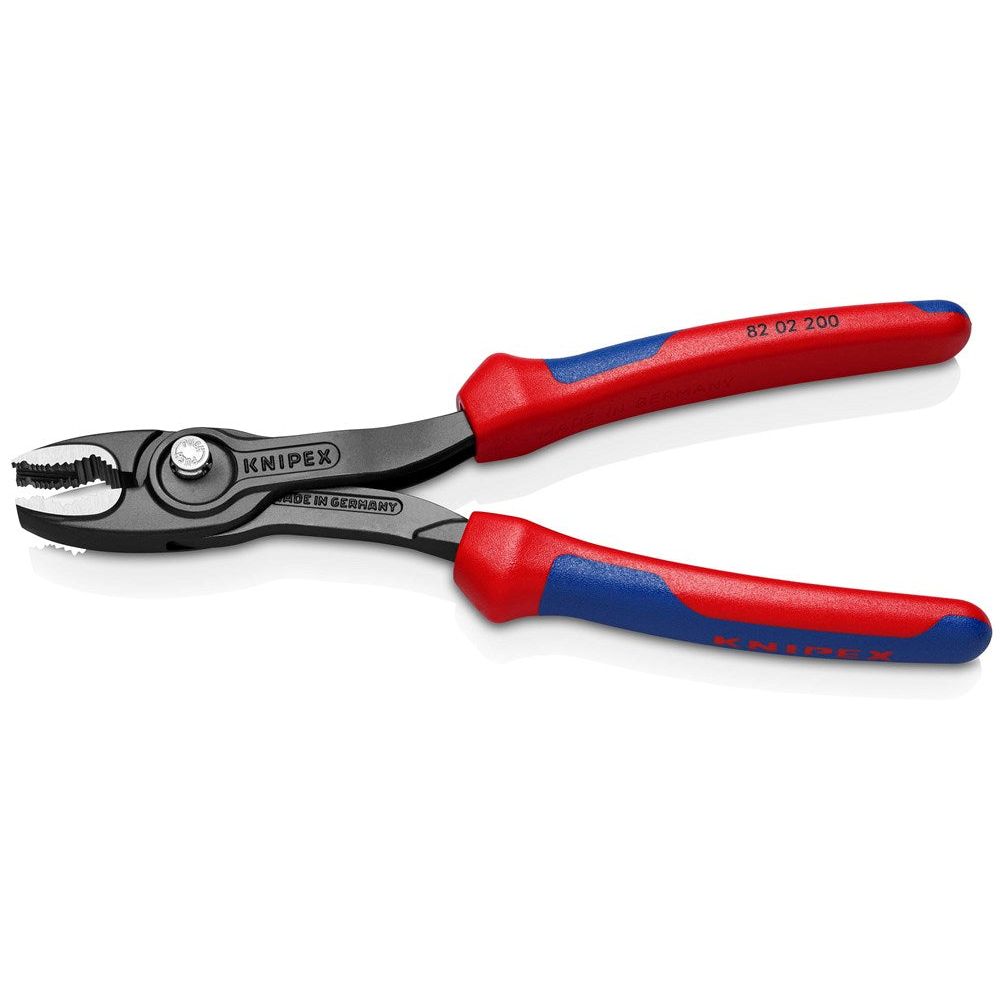 KNIPEX 82 02 200 TwinGrip Verstelbare grijptang met meer-componentengrepen zwart geatramenteerd 200-2
