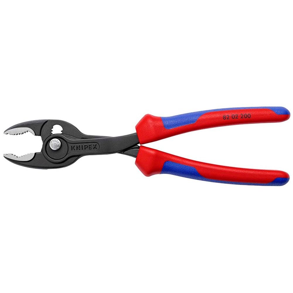KNIPEX 82 02 200 TwinGrip Verstelbare grijptang met meer-componentengrepen zwart geatramenteerd 200-5