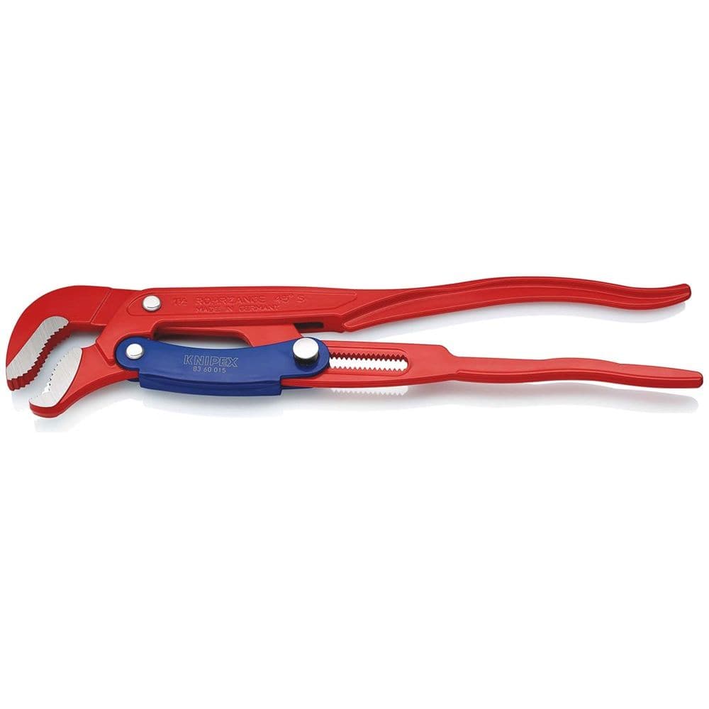 KNIPEX 83 60 015 Pijptang S-vormig met snelle instelling rood poedergecoat 420 mm-2