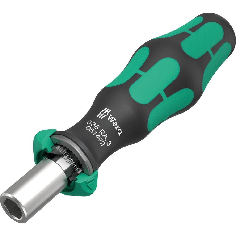 838 RA S bithandhouder met ratelfunctie, 1/4"-0