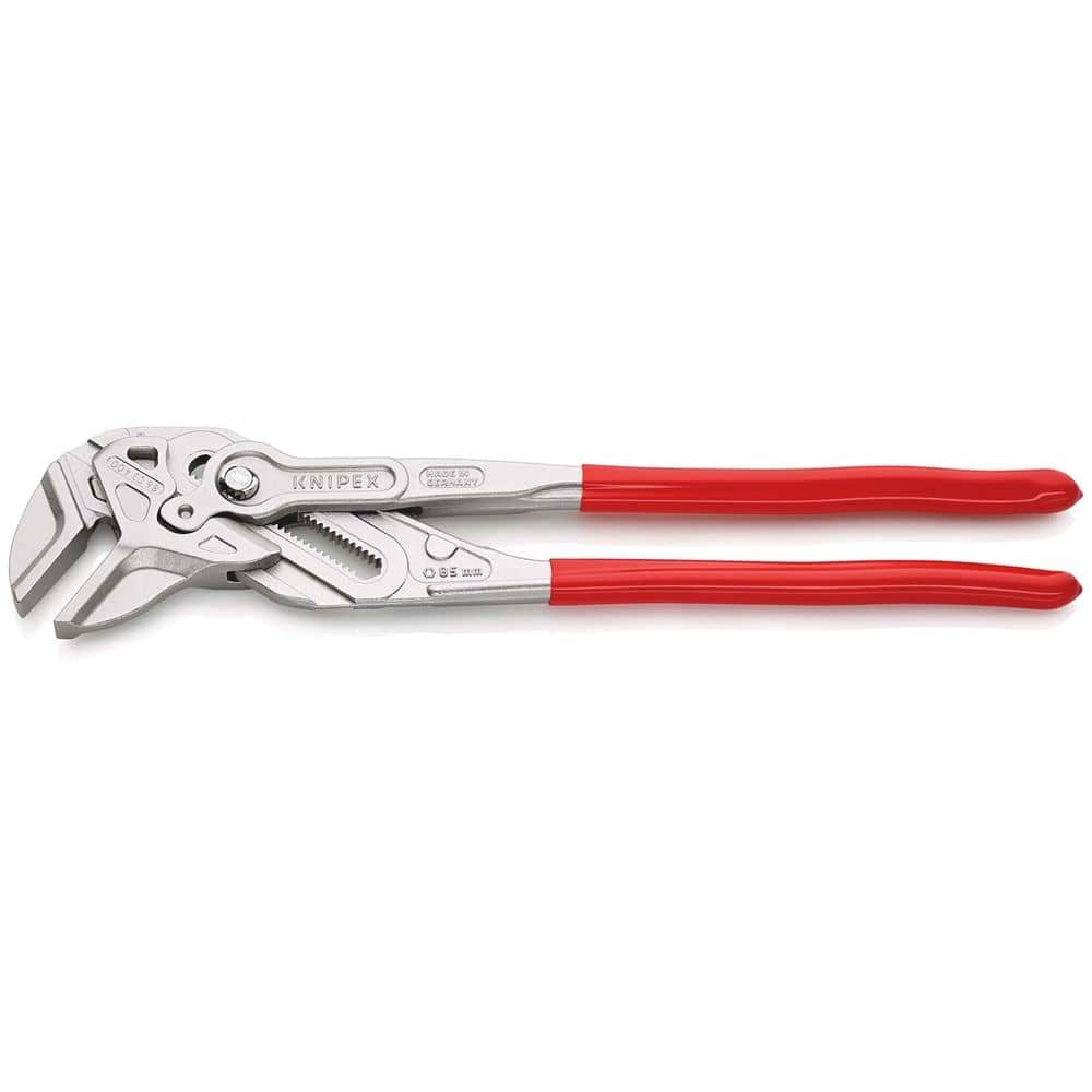 KNIPEX 86 03 400 Sleuteltang XL tang en schroefsleutel in één gereedschap met kunststof bekleed verc-2