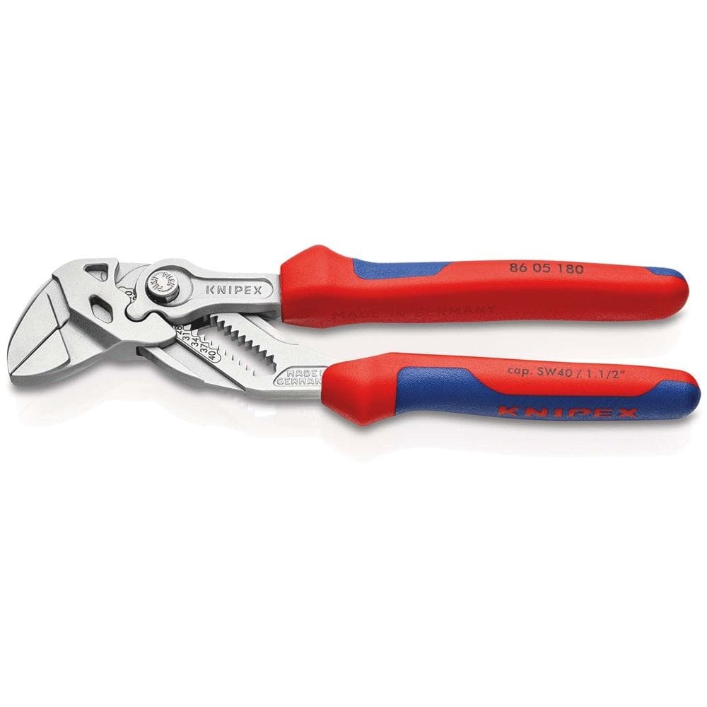 KNIPEX 86 05 180 Sleuteltang tang en schroefsleutel in één gereedschap met meer-componentengrepen ve-0