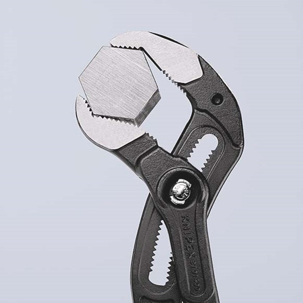 KNIPEX 87 01 400 Cobra® XL Pijp- en waterpomptang met kunststof bekleed grijs geatramenteerd 400 mm-3