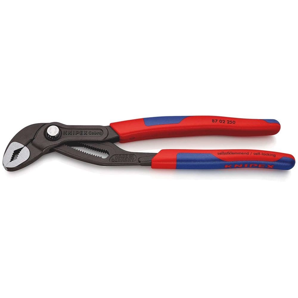 KNIPEX 87 02 250 Cobra® Hightech-waterpomptang met slanke meer-componentengrepen grijs geatramenteer-0