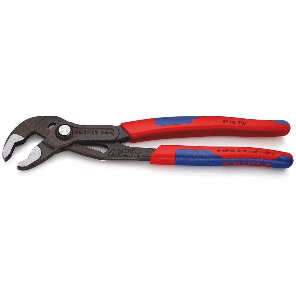 KNIPEX 87 02 250 Cobra® Hightech-waterpomptang met slanke meer-componentengrepen grijs geatramenteer-2