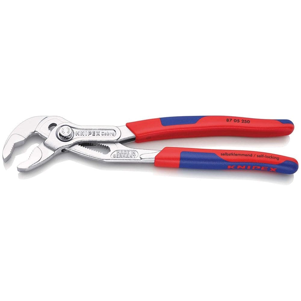 KNIPEX 87 05 250 Cobra® Hightech-waterpomptang met slanke meer-componentengrepen verchroomd 250 mm-2