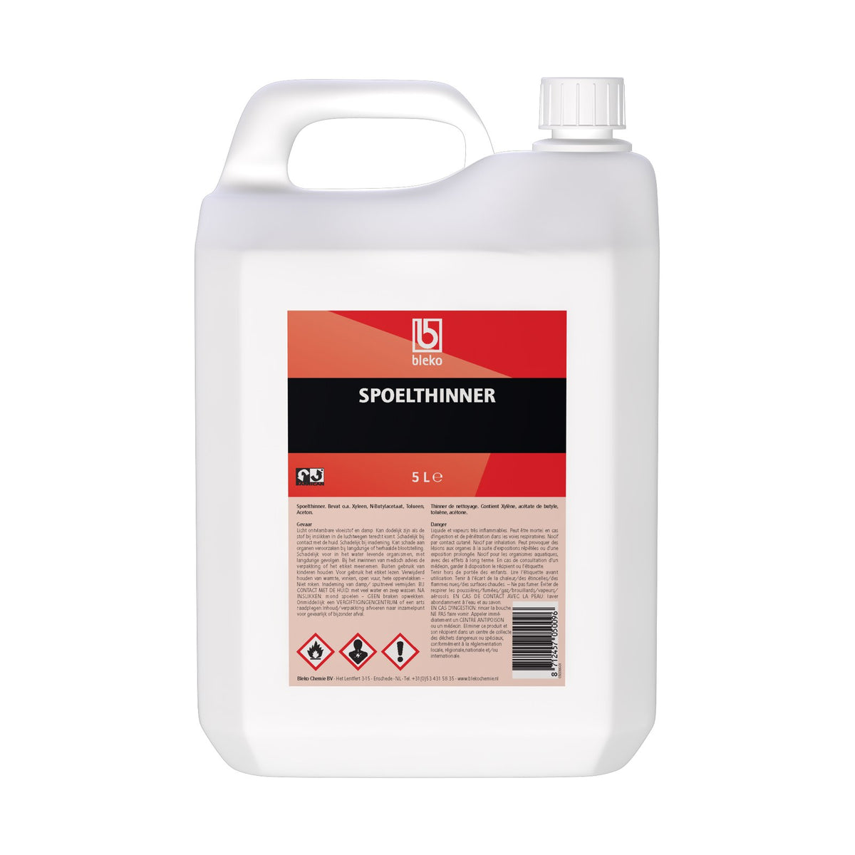 Bleko Spoelthinner 5 liter – EAN 8712457050096