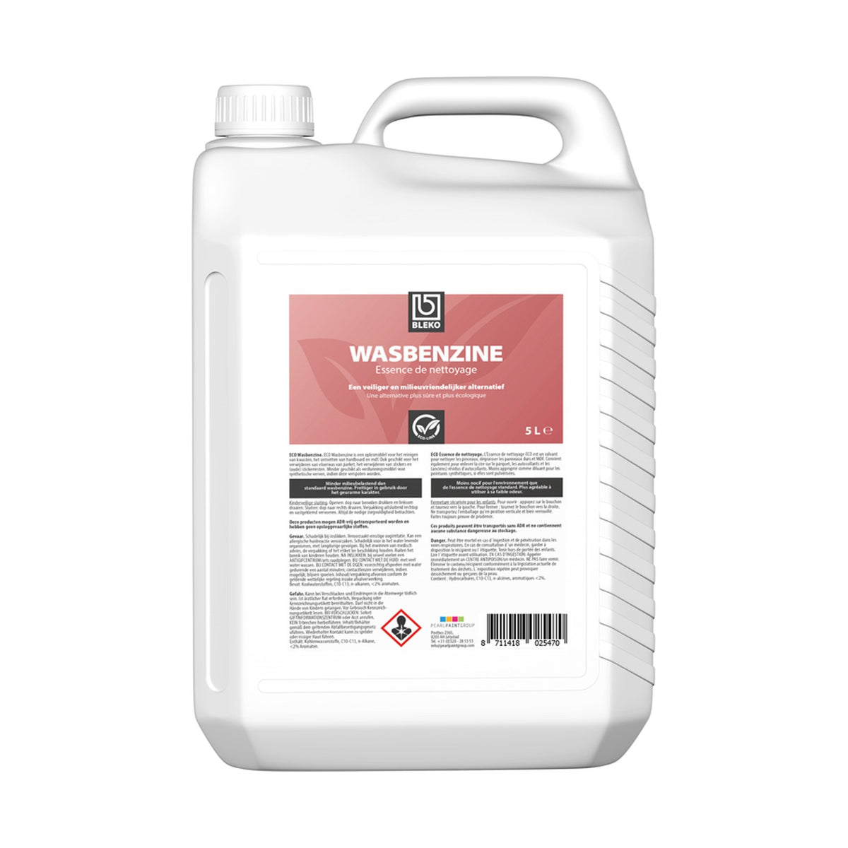 Bleko Wasbenzine 5 liter – EAN 8712457050171