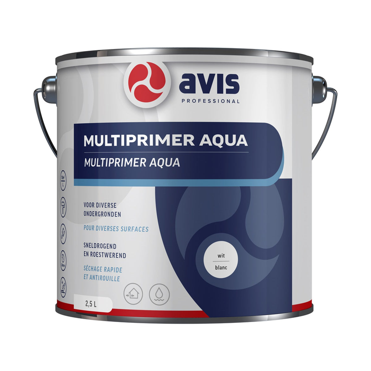 Avis Multiprimer Aqua Wit 2,5 liter – EAN 8712576105776