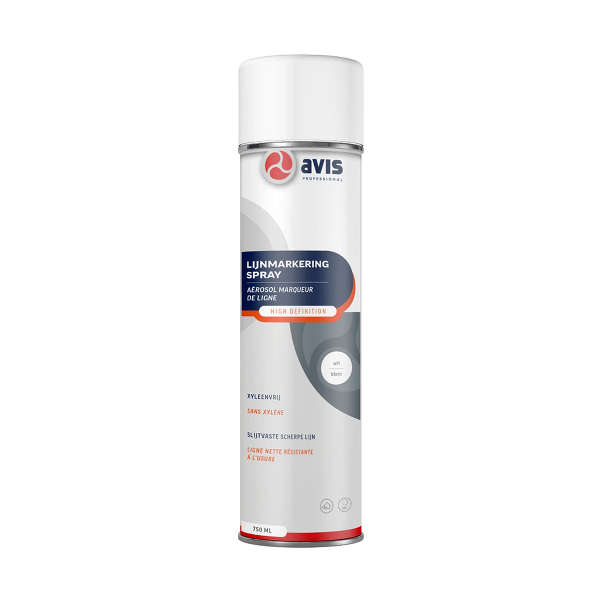 Avis Lijnmarkering Spray Wit 750 ml – EAN 8712576106957