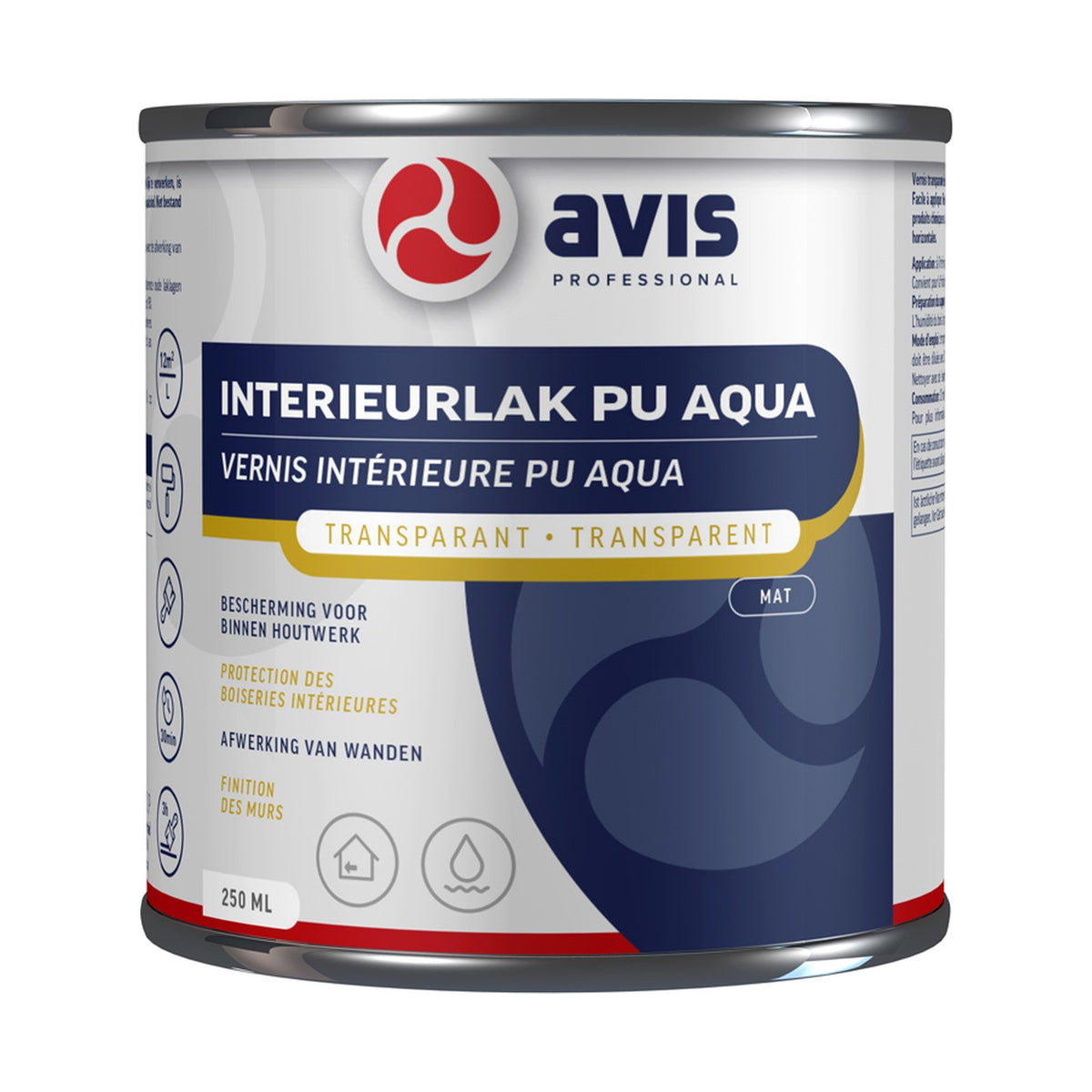 Avis Interieurlak PU Aqua Mat 250 ml – EAN 8712576109927